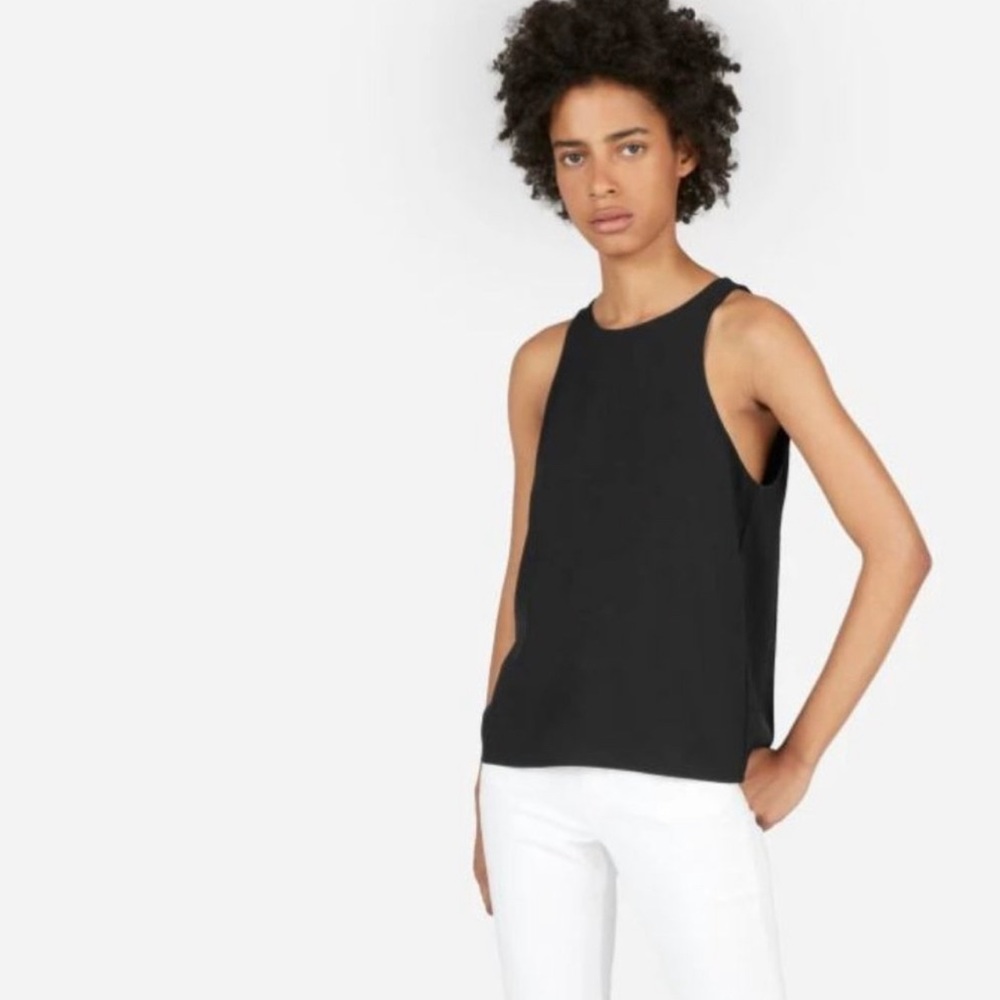 Everlane GoWeave Japanese Tank Black 0